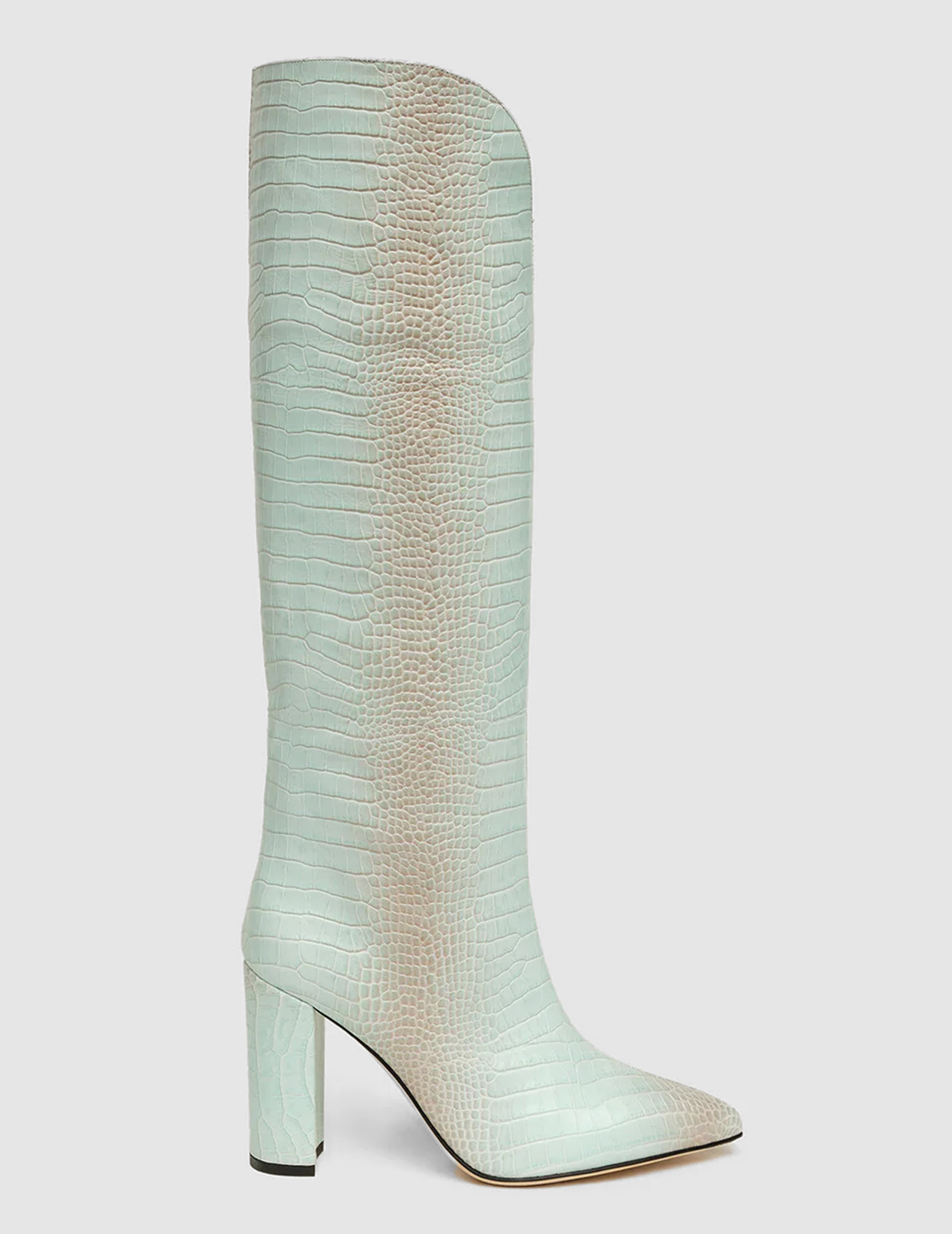 

Сапоги, Голубой;принт