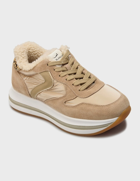 коричневые Кроссовки Voile Blanche 8672-3-NL-logo_brown