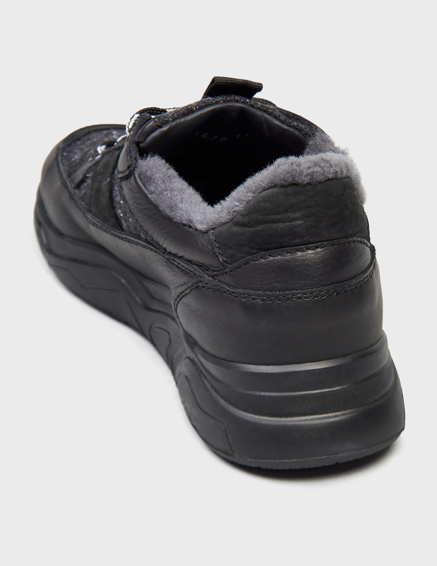 женские черные Кроссовки Doucal'S DD8470JUSTPM529NN00_black - фото-2