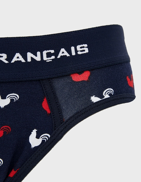 Garcon Francais Slip18-Tricolore-coqs-blue фото-3