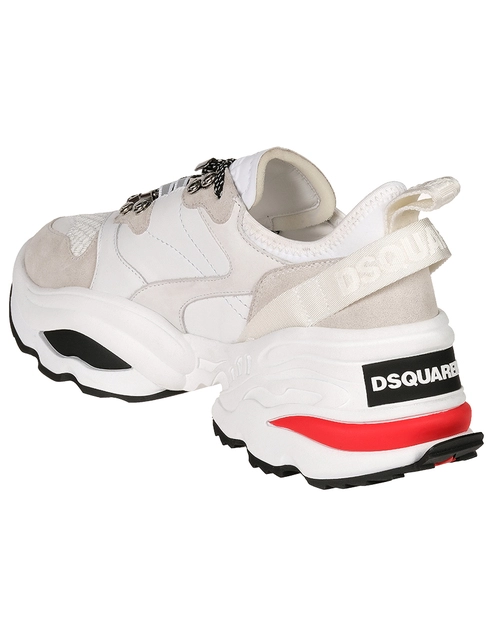 женские белые Кроссовки Dsquared2 SSNW0062_white - фото-2
