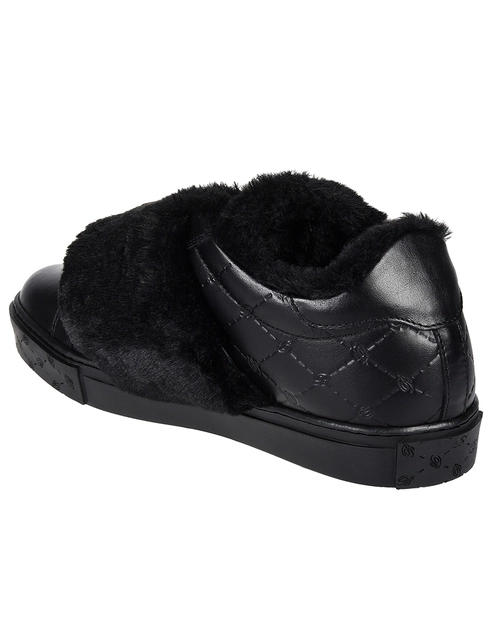 женские черные Кеды Blumarine 5303-black - фото-2