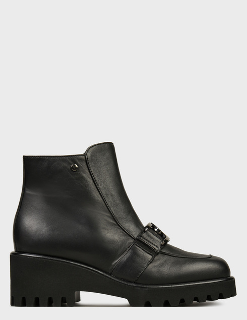 женские черные кожаные Ботинки Kelton 1302_black - фото-5