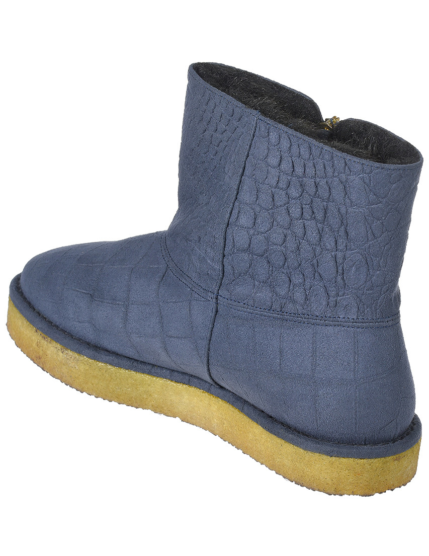 женские синие Угги Stella Mccartney 4307-blue - фото-2