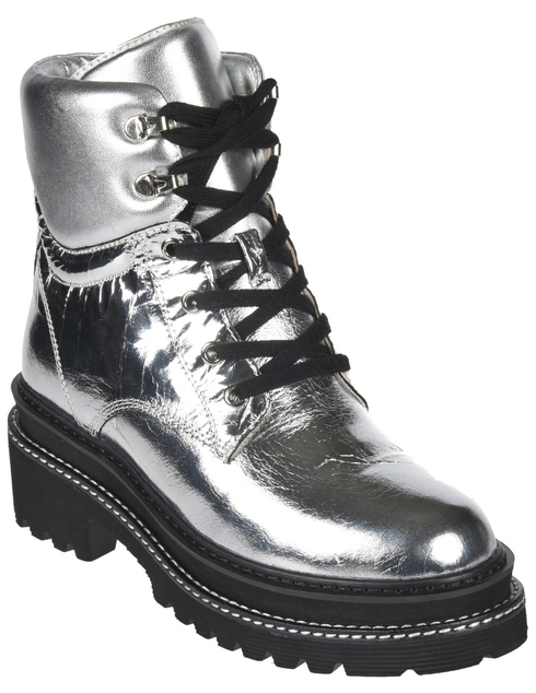 серебряные Ботинки Gianni Renzi 4063-М-К-LM-silver