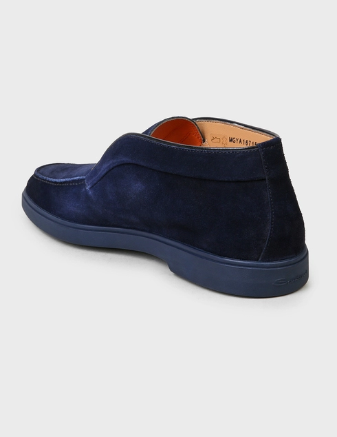 мужские синие Ботинки Santoni Sant-AW20-MGYA16715ABIEPMSU60-blue - фото-2