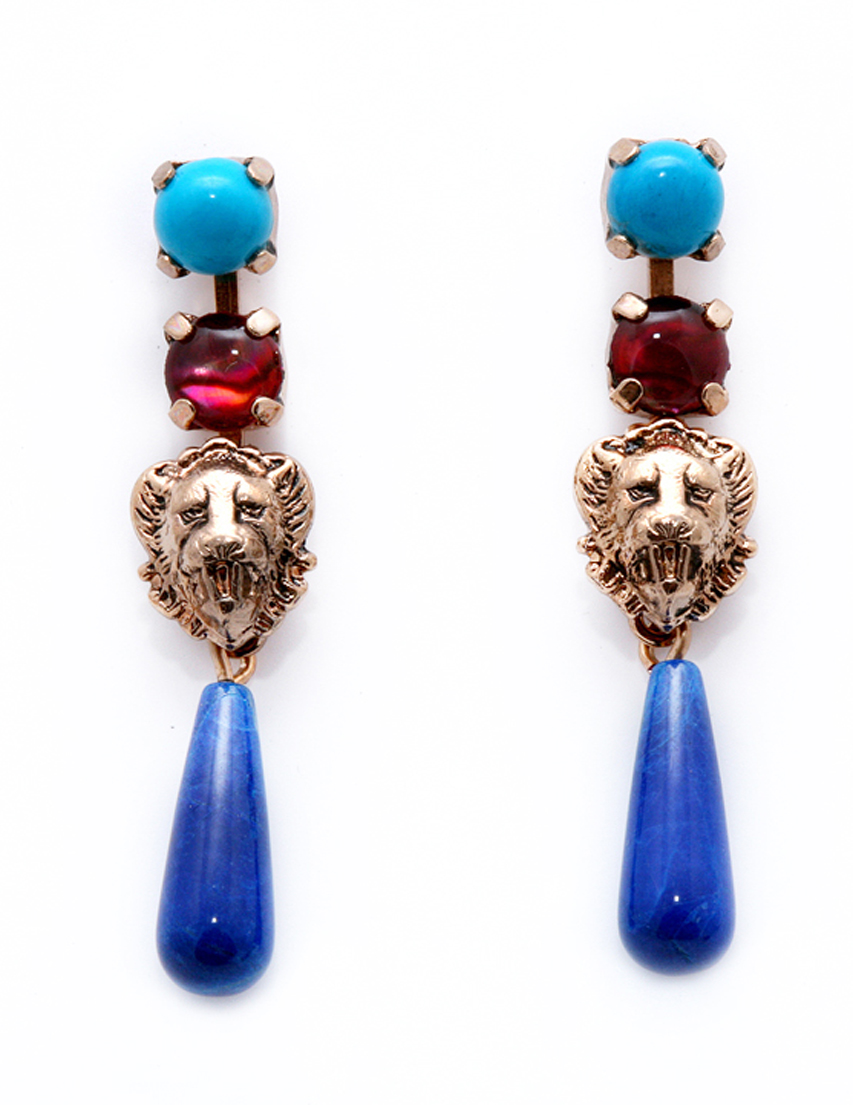 

Серьги, Синий