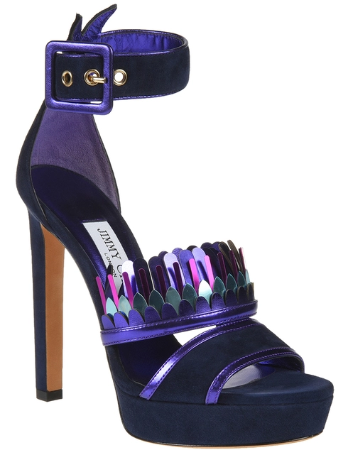 синие Босоножки Jimmy Choo JCH9865_blue