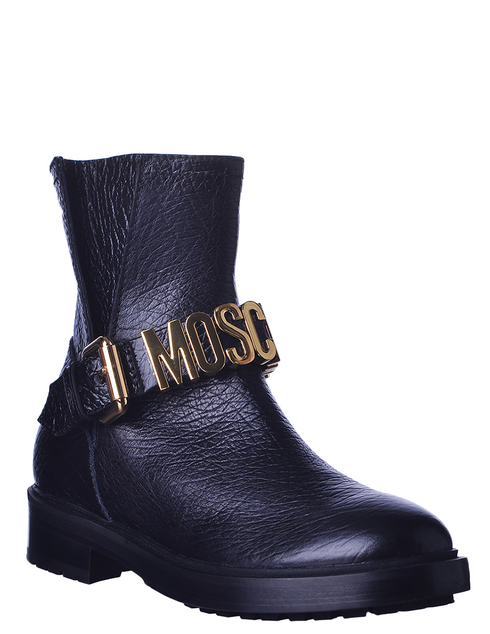 черные Ботинки Moschino S24062
