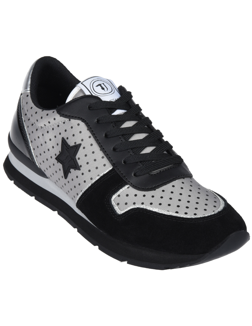 женские серые Кроссовки Trussardi AGR-79A004359Y099999-M022 - фото-2