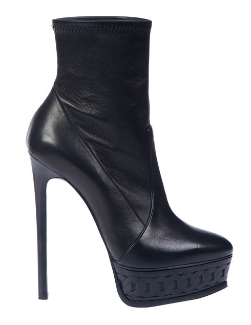 женские черные Ботинки Casadei 52140_black - фото-2