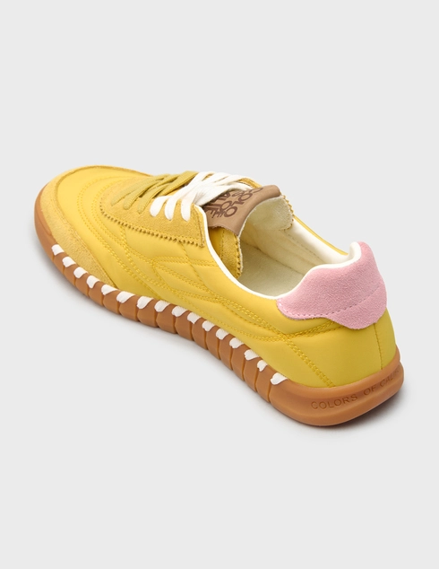 женские желтые Кеды Colors Of California 16-R-ohra_yellow - фото-2