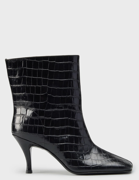 женские черные кожаные Ботильоны Sara Kent GF1703_black - фото-5