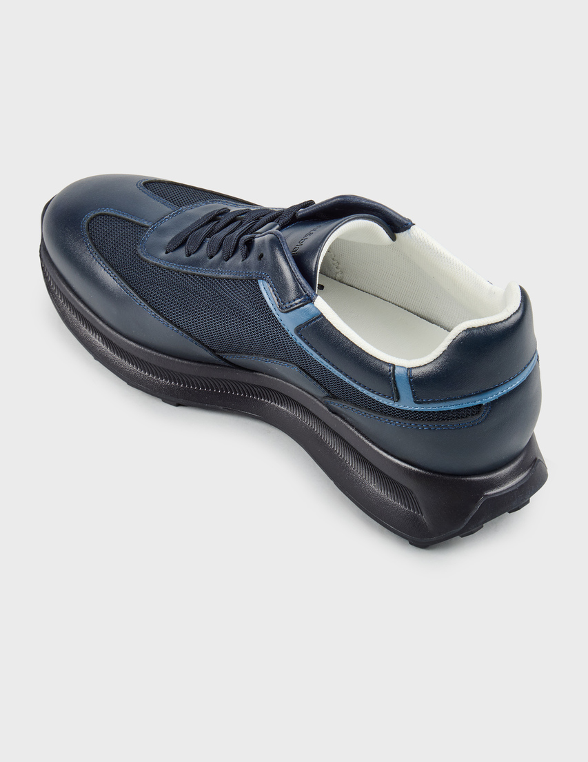 мужские синие Кроссовки Harmont&Blaine EFM251-072-6150-BLUE-BLUE - фото-2
