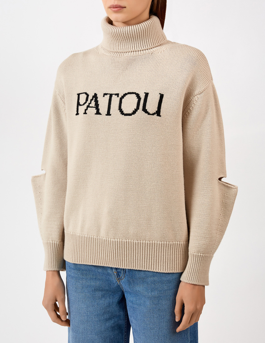 Patou Pat-AW20-KN0088025105C-beige фото-2