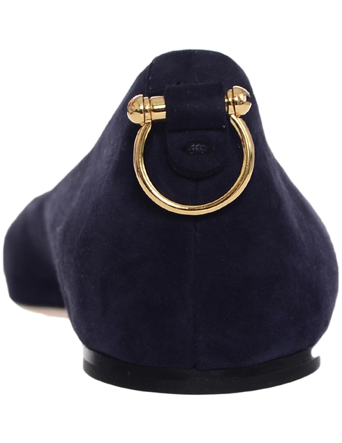 синие Балетки Ines de la Fressange 52003_temno_siniu