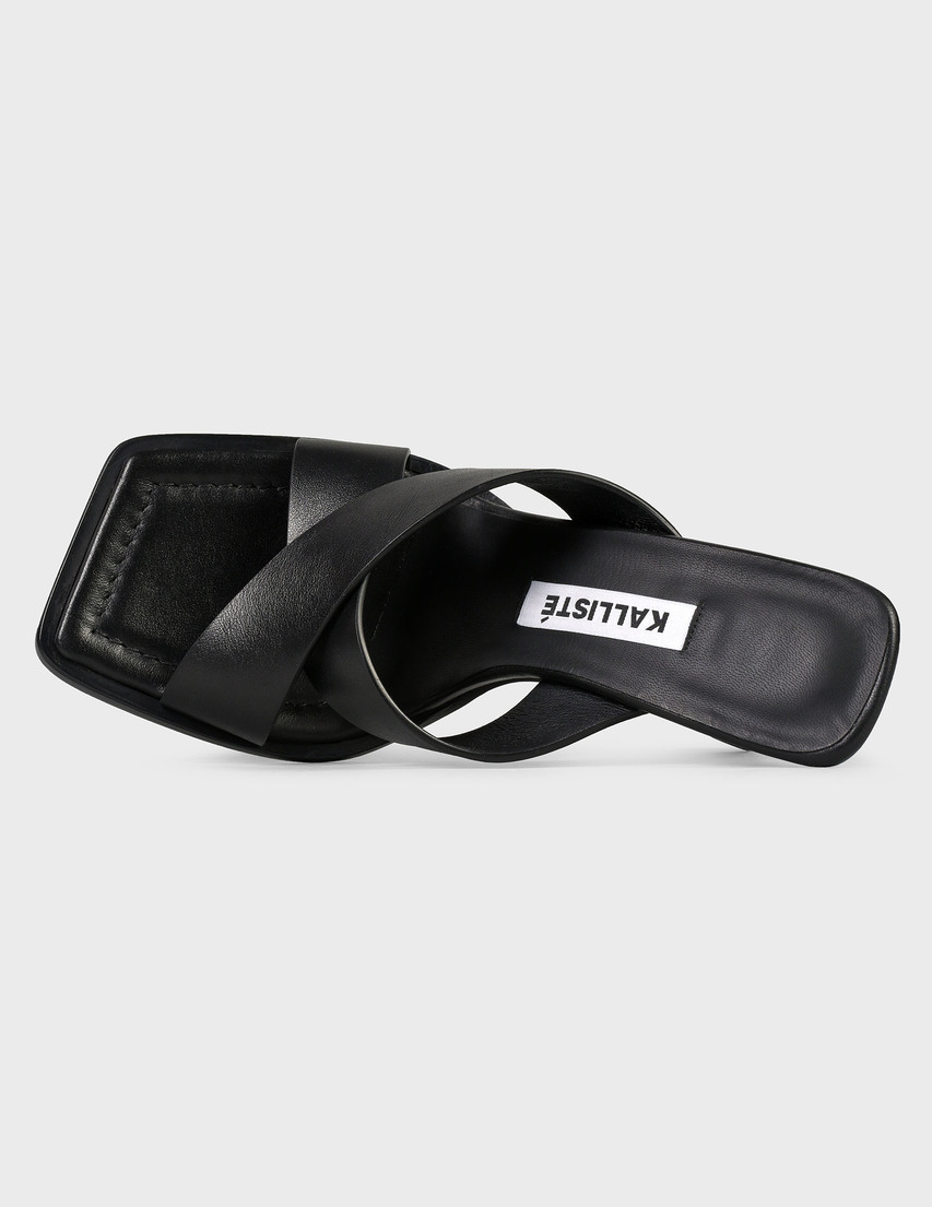 черные женские Шлепанцы Kalliste 5482-black 11257 грн