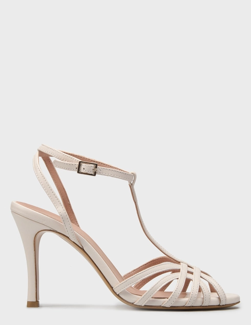женские белые кожаные Босоножки Helena Soretti ALICIA1/OFF-WHITE - фото-5