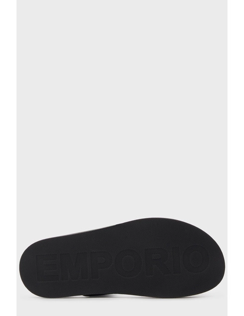 женские черные кожаные Шлепанцы Emporio Armani EMPORIO_ARMANI_11495 - фото-5