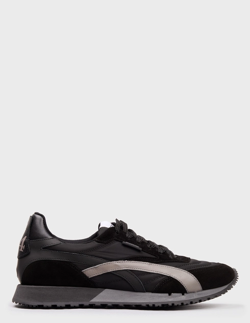 мужские черные текстильные Кроссовки Iceberg 1885-3-R-black - фото-5