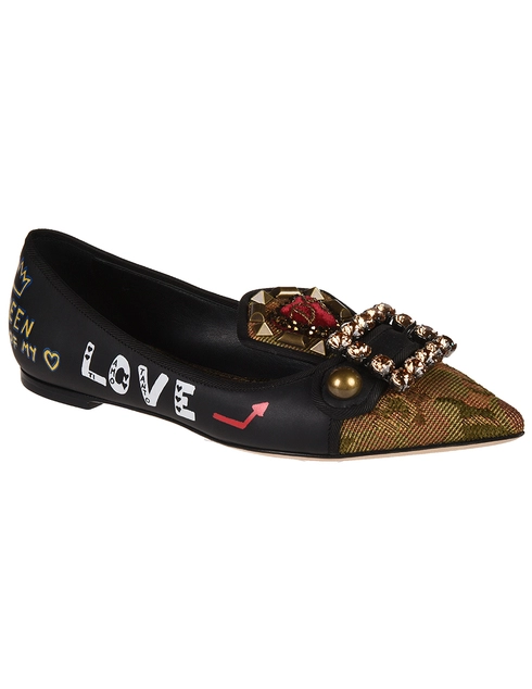 черные Балетки Dolce & Gabbana CP0099-black