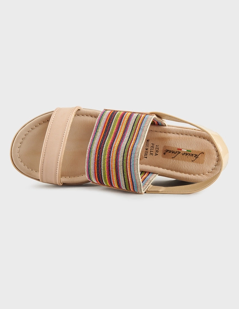 бежевые женские Босоножки Fascino Donna 15230_beige 5000 грн