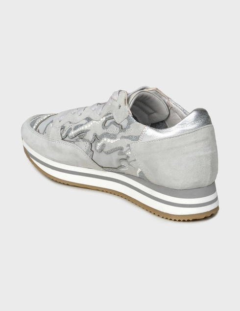 женские серые Кроссовки Philippe Model A19ETHLDFF02-gray - фото-2