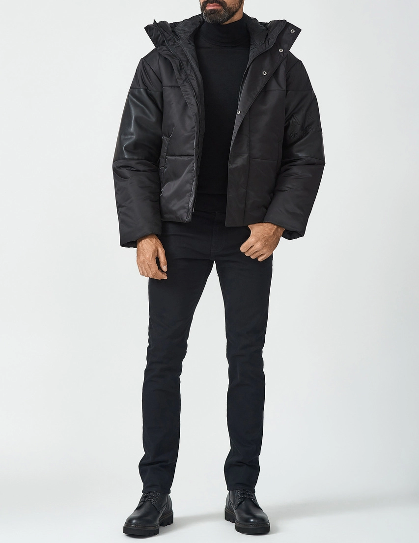 GIORGIO ARMANI黒ラベル シルク100% ダウンジャケット 中古・古着通販】GIORGIO ARMANI (ジョルジョアルマーニ) ダウン