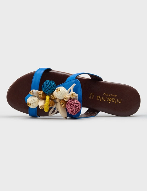 синие женские Шлепанцы Nila & Nila 2608_blue 8999 грн