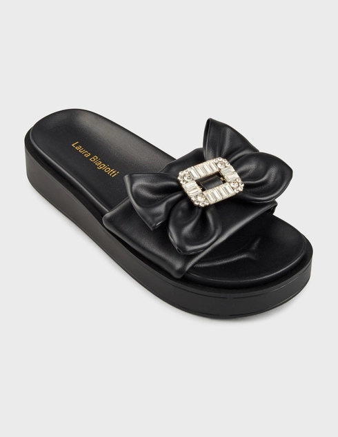 черные Шлепанцы Laura Biagiotti 9075_black
