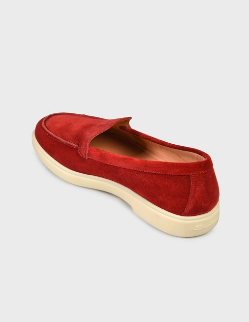 женские красные Лоферы Santoni SWUYA58856TISNPYLB46-red - фото-2