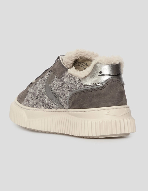 женские серые Кеды Voile Blanche 2017113-1B69_gray - фото-2
