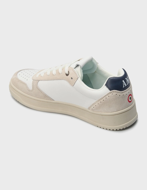 мужские белые Кеды Aeronautica Militare 0235_white - фото-2