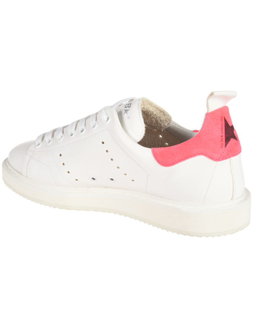 женские белые Кеды Golden Goose Deluxe Brand G34WS631-P4_white - фото-2