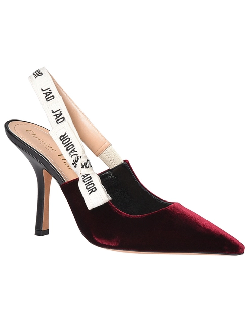 бордовые Босоножки Christian Dior KCC201VLR16V-1819_bordo