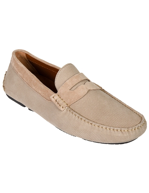 бежевые Мокасины Fratelli Rossetti 28136-20838-beige
