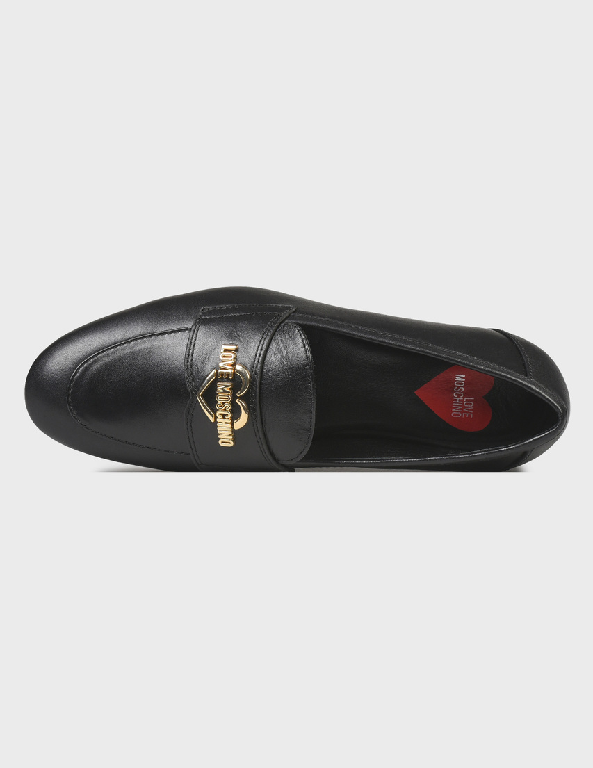 черные женские Лоферы Love Moschino 10310_black 6015 грн