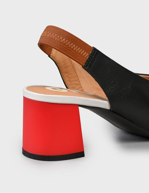 женские черные кожаные Босоножки Gioseppo 58351-black-black - фото-5