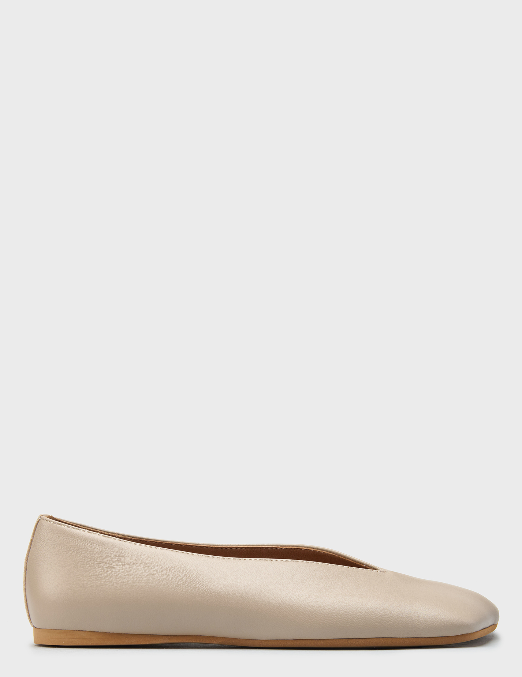 

Балетки, Бежевый