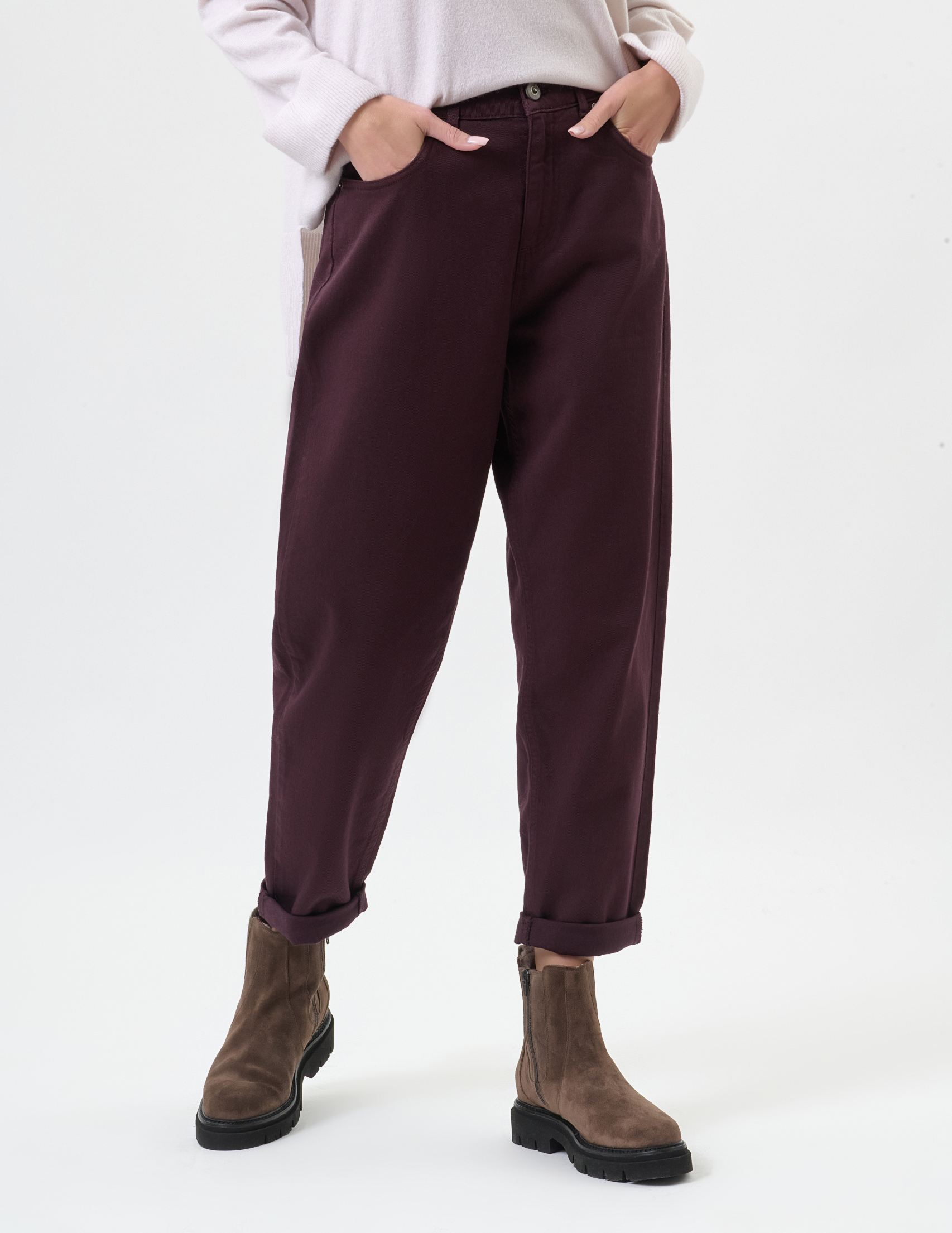 

Джинсы, Бордовый