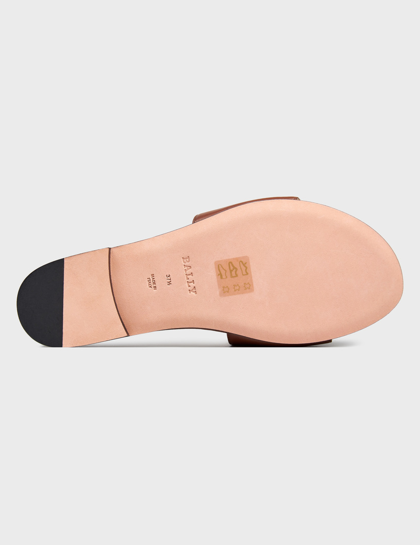 коричневые Шлепанцы Bally 6604_brown размер - 36; 37; 37.5; 38.5; 39; 40