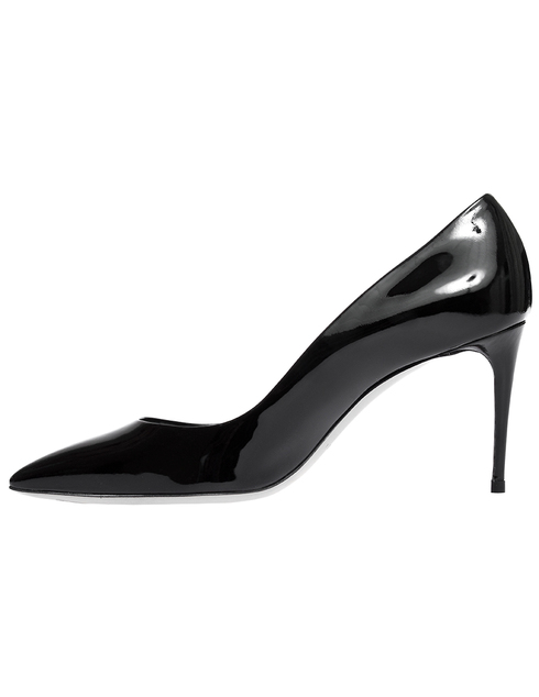 женские черные Туфли Casadei Т-120_black - фото-2