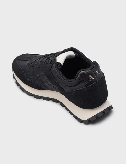 женские черные Кроссовки Armani Exchange XW003128AF27442-MC005 - фото-2