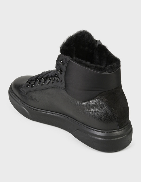 мужские черные Ботинки Camerlengo M15577BERLINO703-black - фото-2
