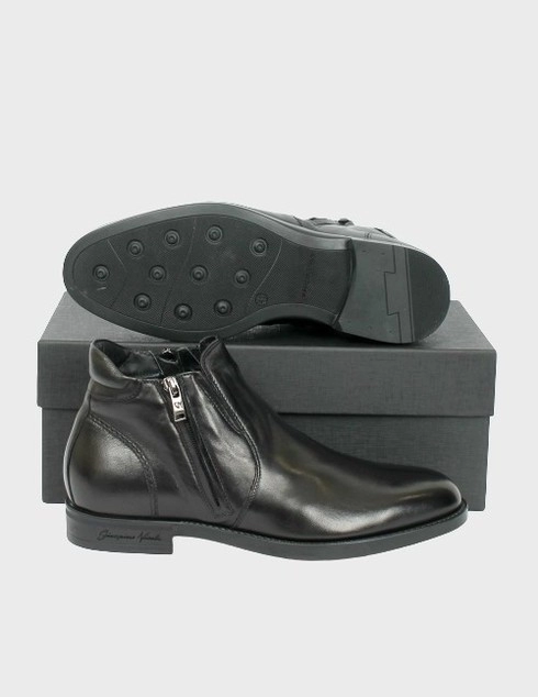 мужские черные Ботинки Giampiero Nicola 43922 - фото-2