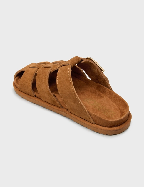 женские коричневые Шлепанцы Colors Of California 601-viski_brown - фото-2