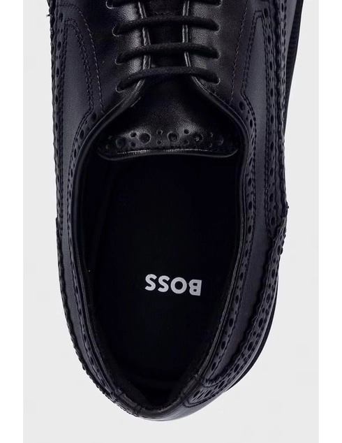 черные мужские Броги Boss HUGO_BOSS_11860 12075 грн