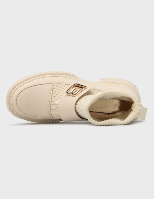 бежевые женские Ботинки Laura Biagiotti 9342-NB-str-panna_beige 8352 грн