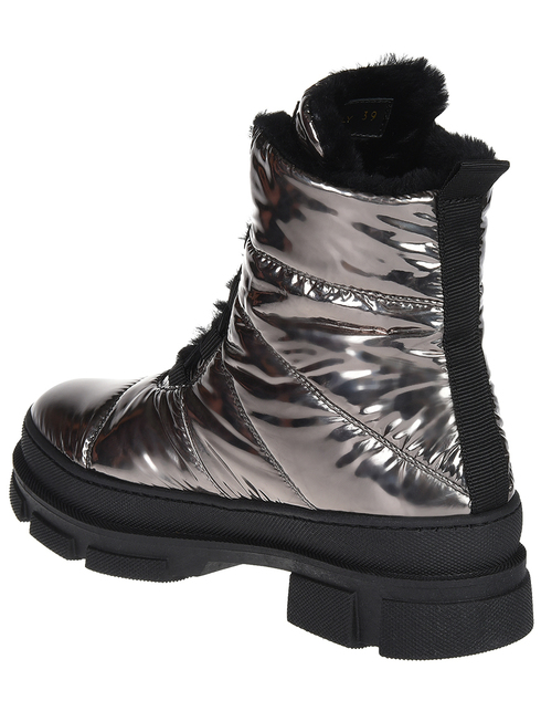 женские серебряные Ботинки Stokton AGR-GOM3-silver - фото-2