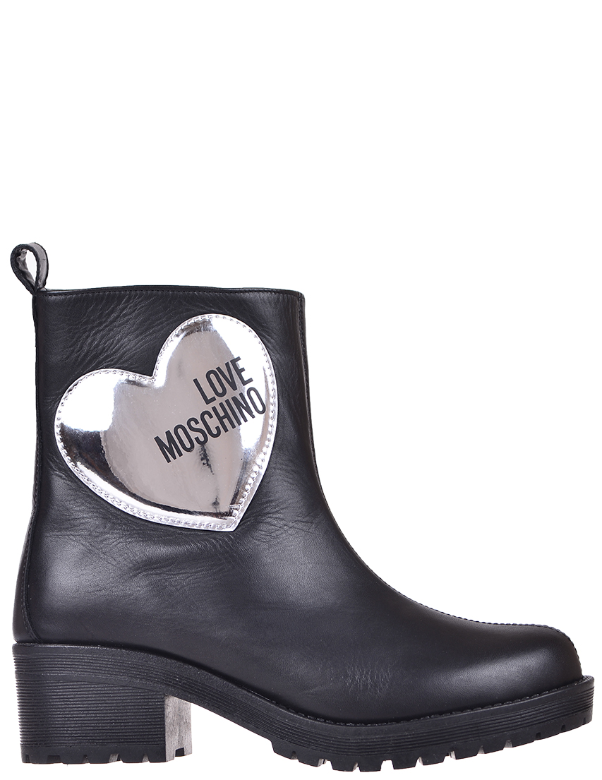 Женские полусапоги Love Moschino 24015-silver_black